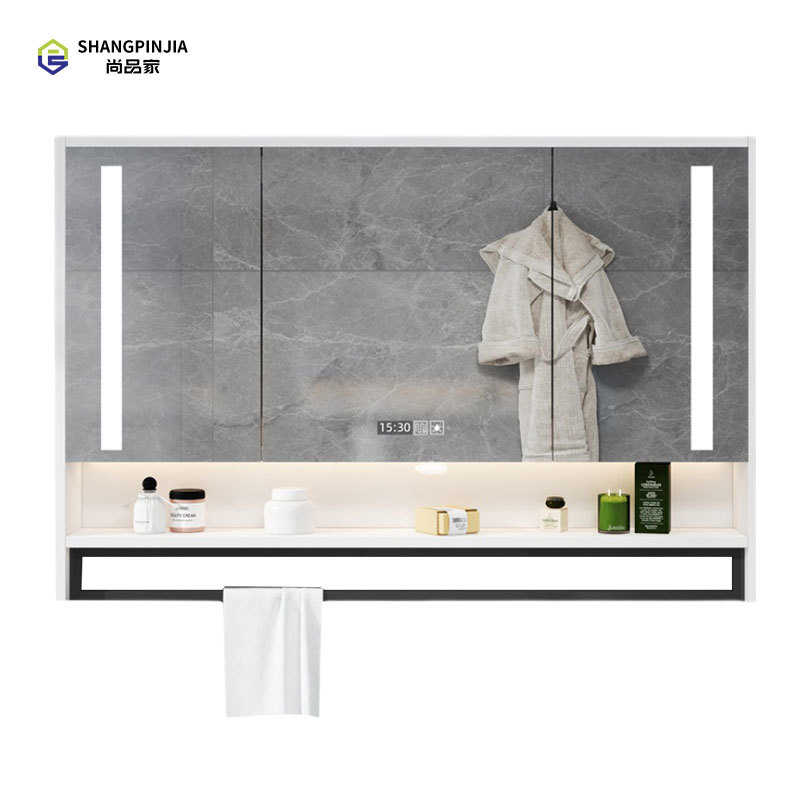 Wall mounted Solid wood bathroom cabinet vanities SML003