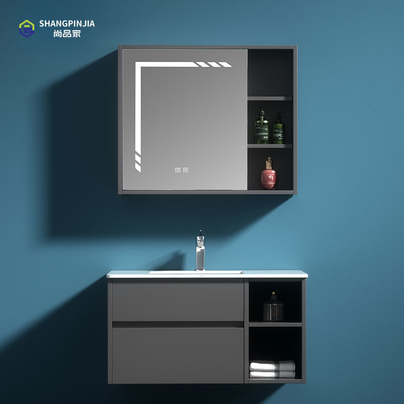 Hot Sale Modern Vanity Unit With Wash Basin Cabinet Bathroom For Bathroom Vanities  S-86880