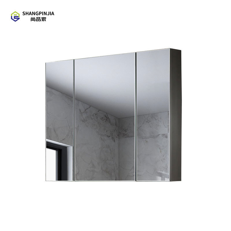 Bathroom vanity bathroom mirror cabinet Wall Mounted LED Bathroom Mirror Medicine Cabinet  L80