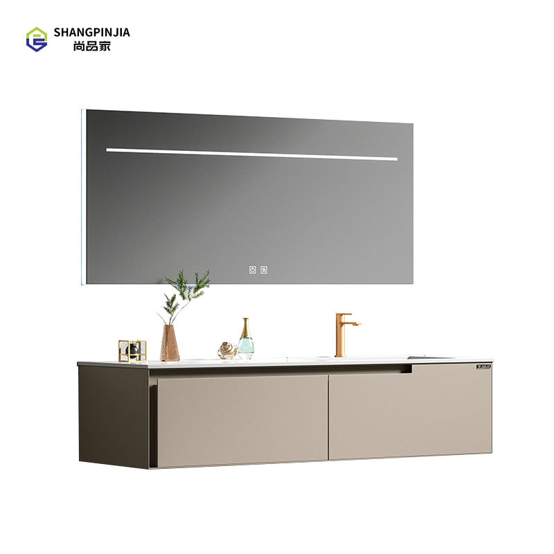 Stainless steel Bathroom mirror cabinet Wall-mounted mirror cabinet Bathroom Vanity Cabinet with Led Mirror and Storage