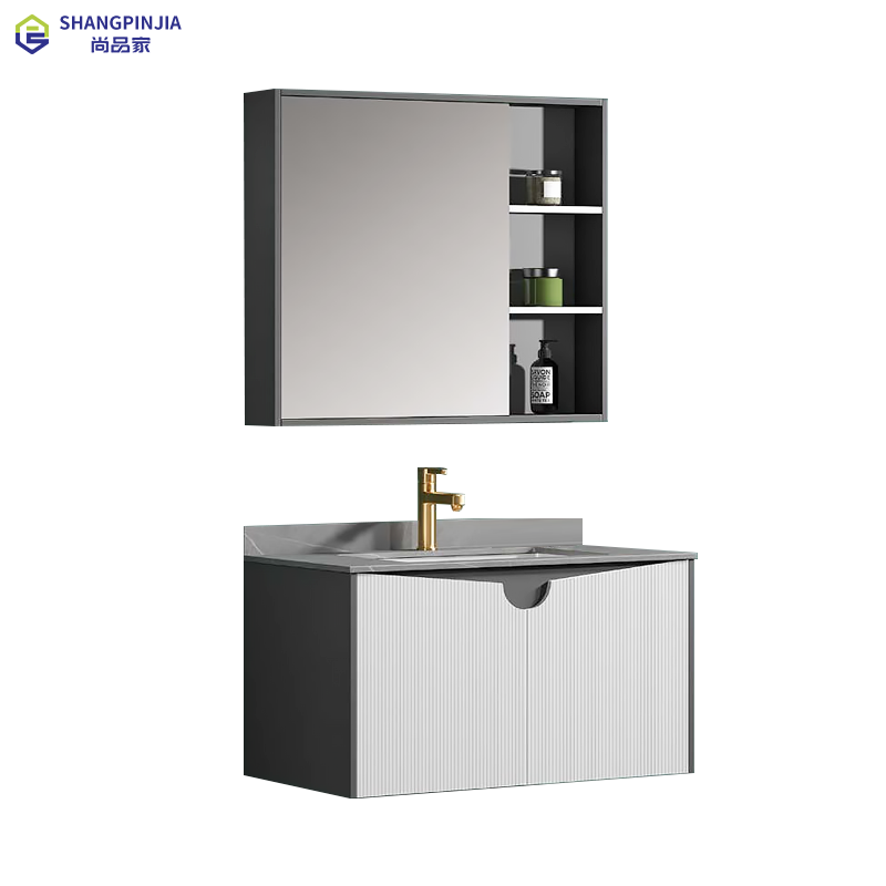 Bathroom vanity LED Illuminated Bathroom Mirror Cabinet Bathroom Cabinets and Vanities with Mirror D-6773