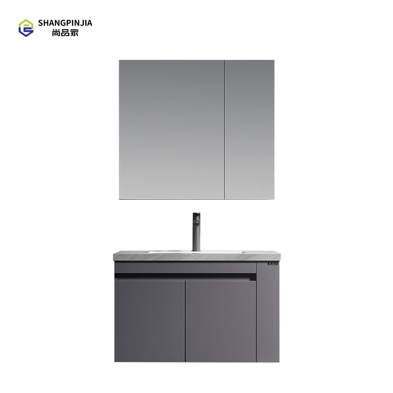 Stainless steel Bathroom mirror cabinet Wall-mounted mirror cabinet Bathroom Vanity Cabinet with Led Mirror and Storage