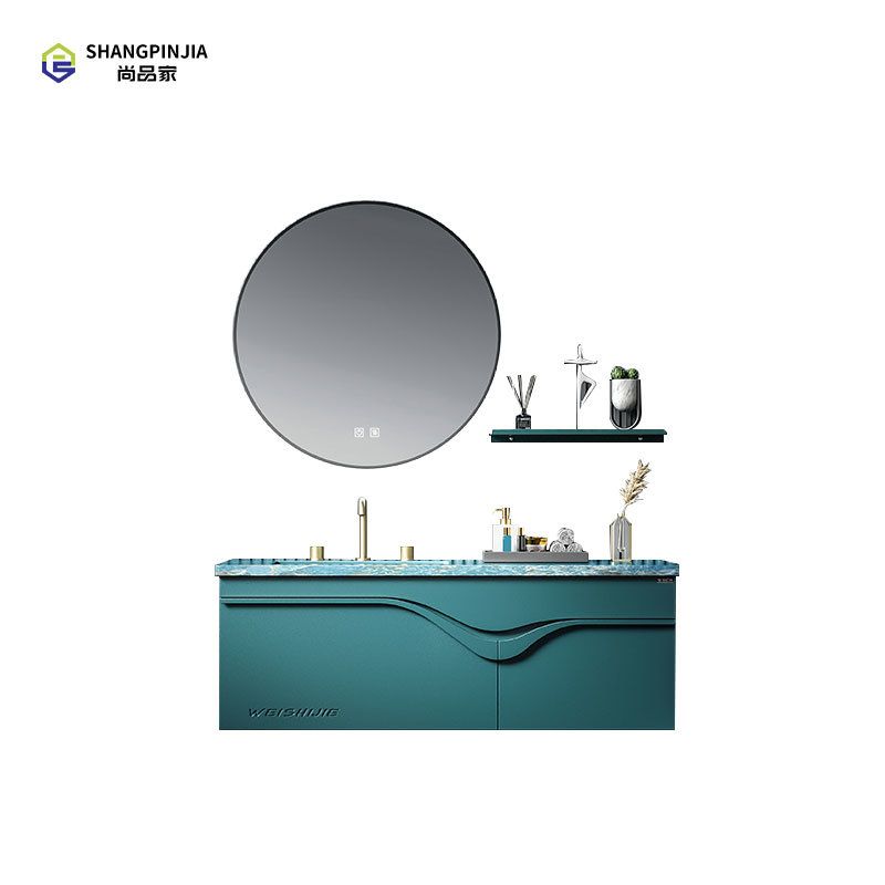 Stainless steel Bathroom mirror cabinet washroom Waterproof Wall Hanging Bathroom Vanity Smart Led Mirror Cabinet For Bathroom