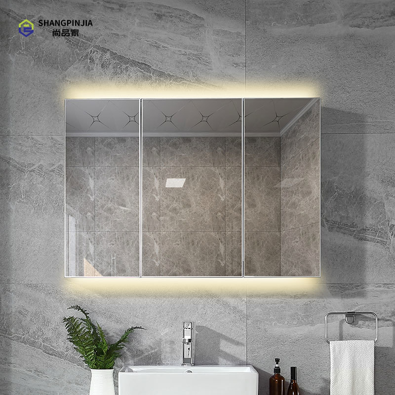 Bashroom vanity wathroom cabinets Bathroom medicine mirror cabinet Smart bathroom vanity with wall cabinet L70