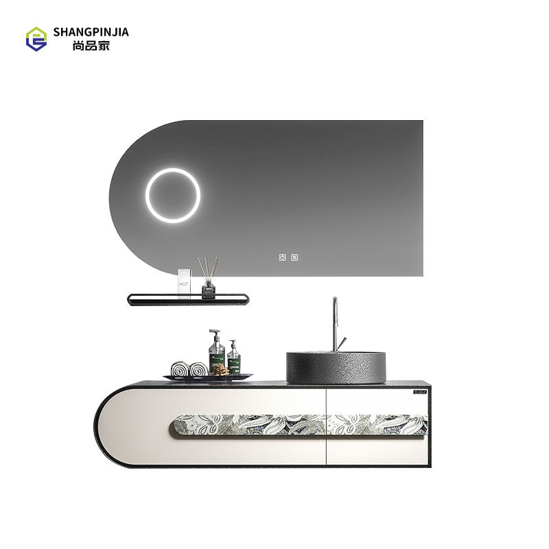 Stainless steel Bathroom mirror cabinet washroom Waterproof Wall Hanging Bathroom Vanity Smart Led Mirror Cabinet For Bathroom