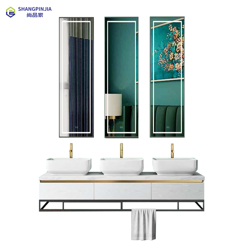 Bathroom Mirror Cabinet With LED Lights Bathroom Wall Cabinet Wall-Mounted Bathroom cupboard Mirror Cabinet A-8905