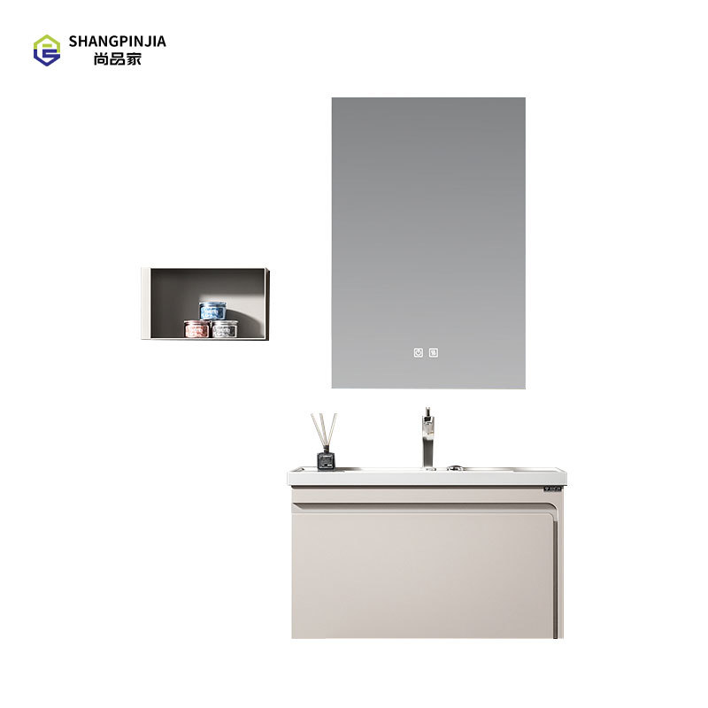 Stainless steel Bathroom mirror cabinet Wall-mounted mirror cabinet Bathroom Vanity Cabinet with Led Mirror and Storage