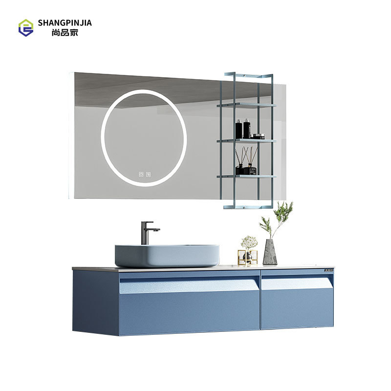 Stainless steel Bathroom mirror cabinet Wall-mounted mirror cabinet Bathroom Vanity Cabinet with Led Mirror and Storage