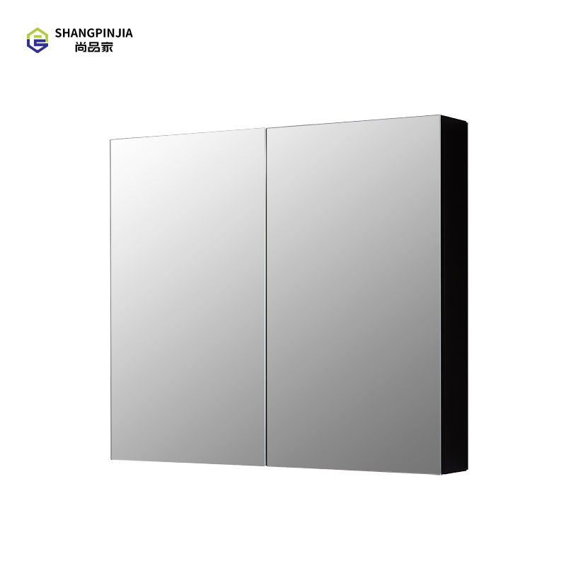 Bathroom aluminium alloyb mirror cabinet Wall-mounted mirror cabinet Bathroom Vanity Cabinet with Led Mirror and Storage 9039