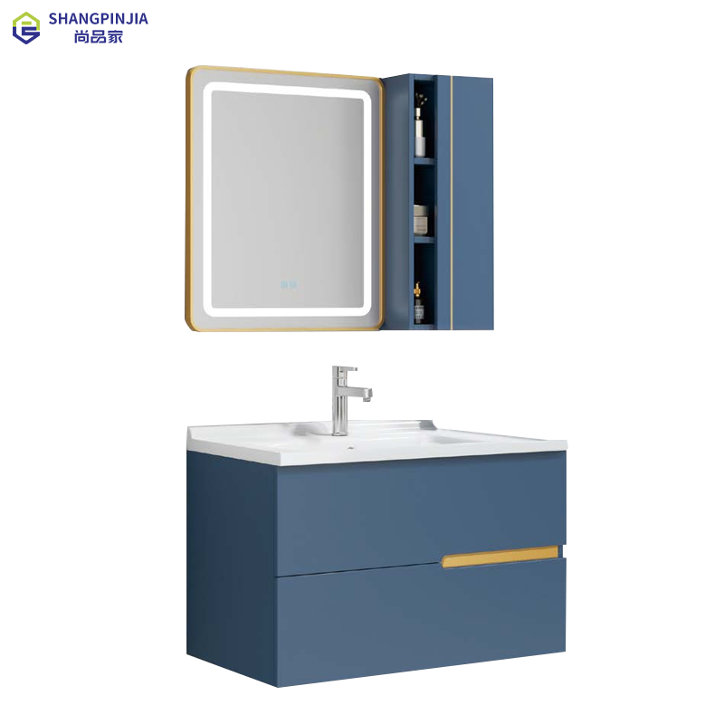 Bathroom Mirrored Cabinet With LED Lights Bathroom Wall Cabinet Wall-Mounted Mirror Cabinet D-6916