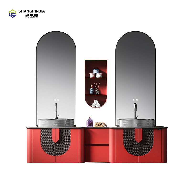 Stainless steel Bathroom mirror cabinet washroom Waterproof Wall Hanging Bathroom Vanity Smart Led Mirror Cabinet For Bathroom