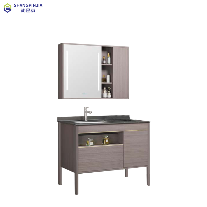 Bathroom vanity cabinet with led mirror and storage bathroom medicine cabinets with mirrors Bathroom mirrored cabinet D-6906B