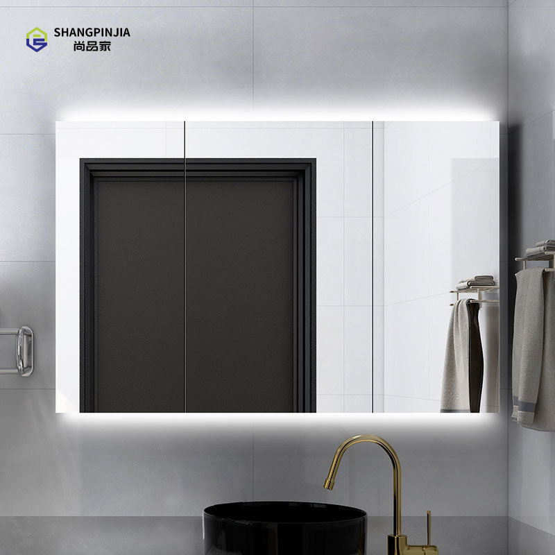Bashroom vanity wathroom vanity cabinet floating bathroom vanity cabinet with led mirror  L60