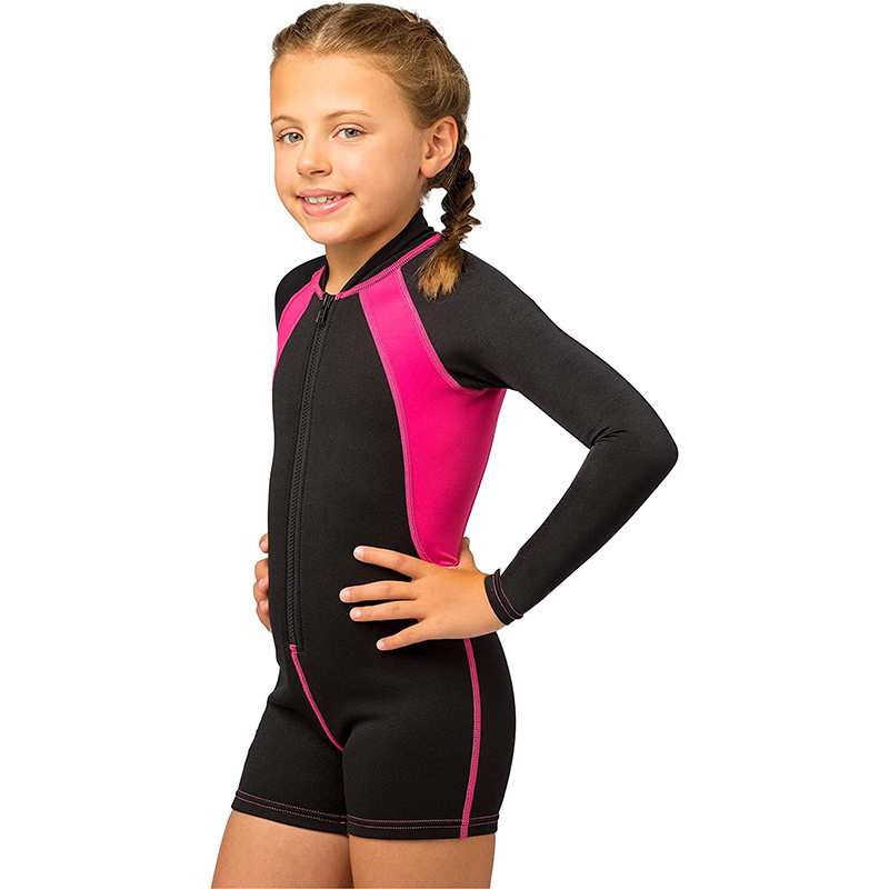 Children's long-sleeved shorts surfing suit