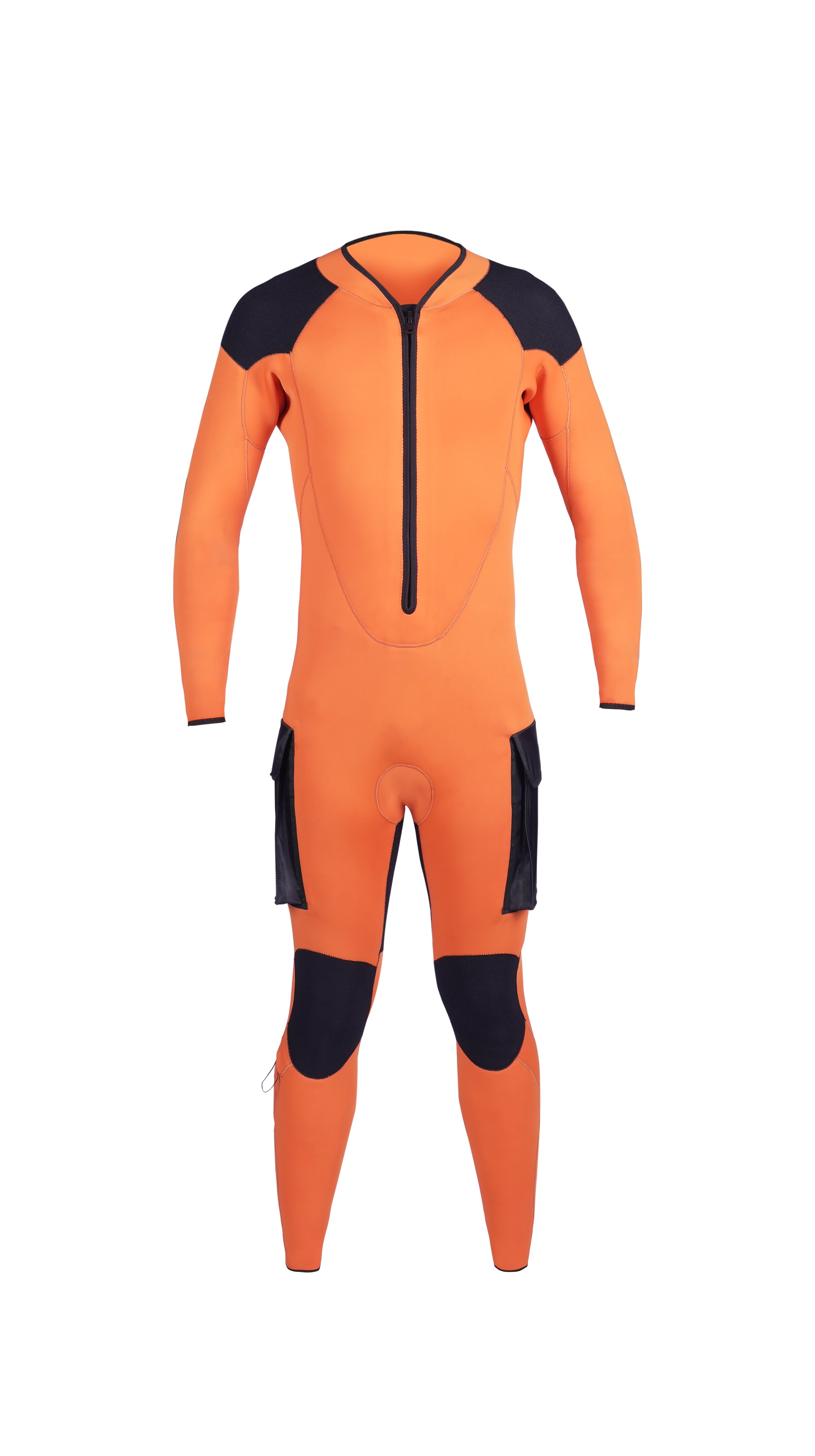 3mm super cloth diving wetsuit CR Blind seam Rescue suit