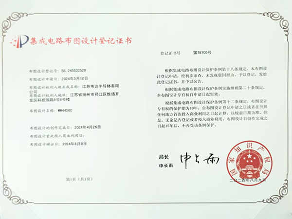 WW4456C registration certificate WW4456C registration certificate
