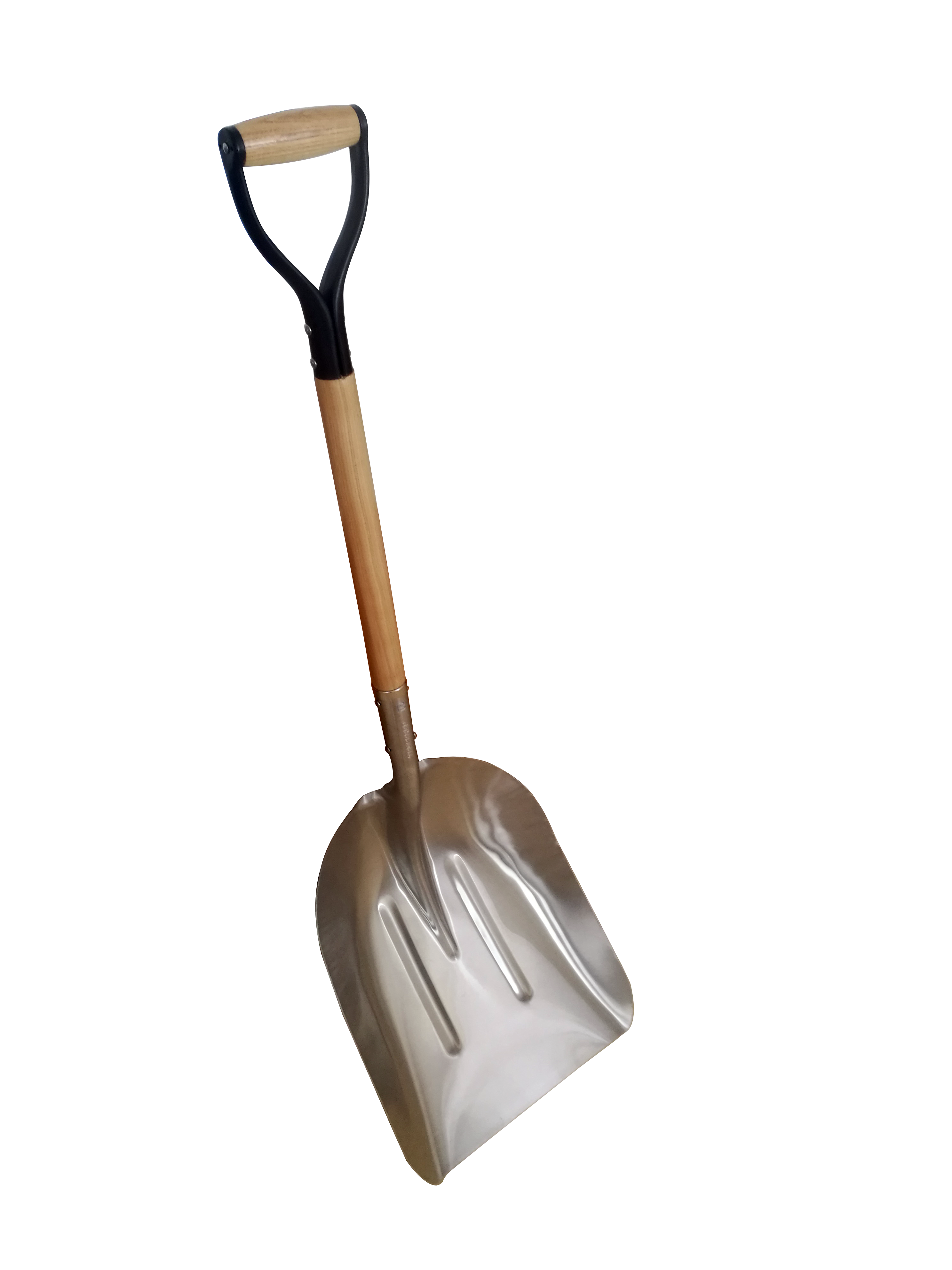 Aluminum Scoop Shovel With Dhandle And Wooden Grip Gold Deer