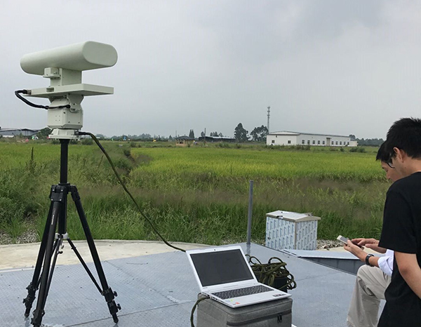 LT-Ku05低空警戒雷达 在川西某高原实测的场景图