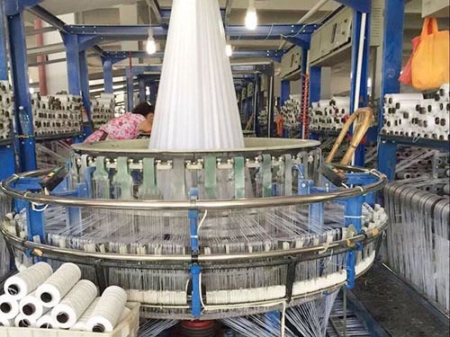 Storage and production of woven bags
