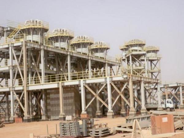 Sitio del proyecto de la planta de fosfato saudí Ma'aden Jalamid