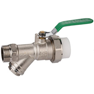 1060 handle type PP-R outer wire filter ball valve