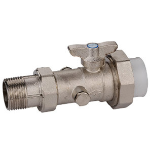 1190PP-R Union ball valve with watch