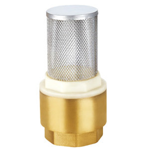 9030 Brass Forged (Stainless Steel Mesh) Foot Valve