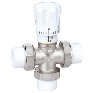 2020PP-R three-way temperature control valve