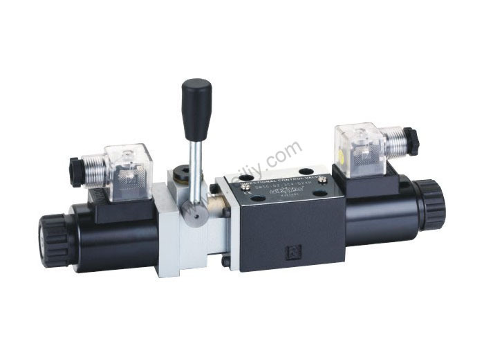 DMSG SERIES SOLENOID DIRECTIONAL  VALVE WITH EMERGENCY HANDLE