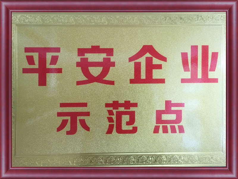 平安企業(yè)示范點(diǎn)