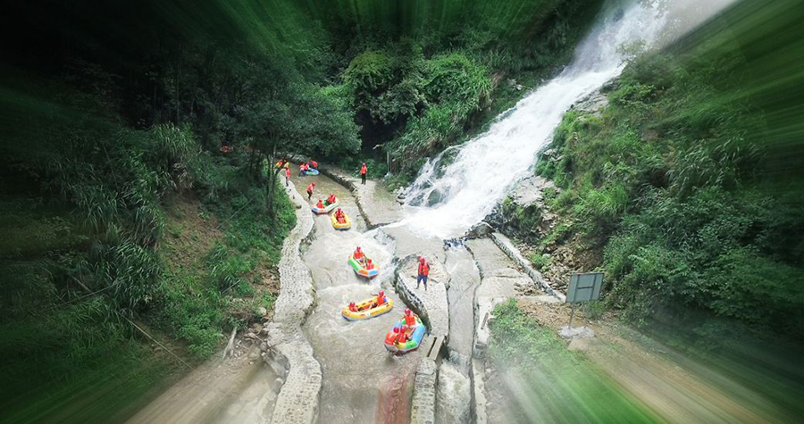 九瀑峡漂流景区，即将与您相约激情六月！