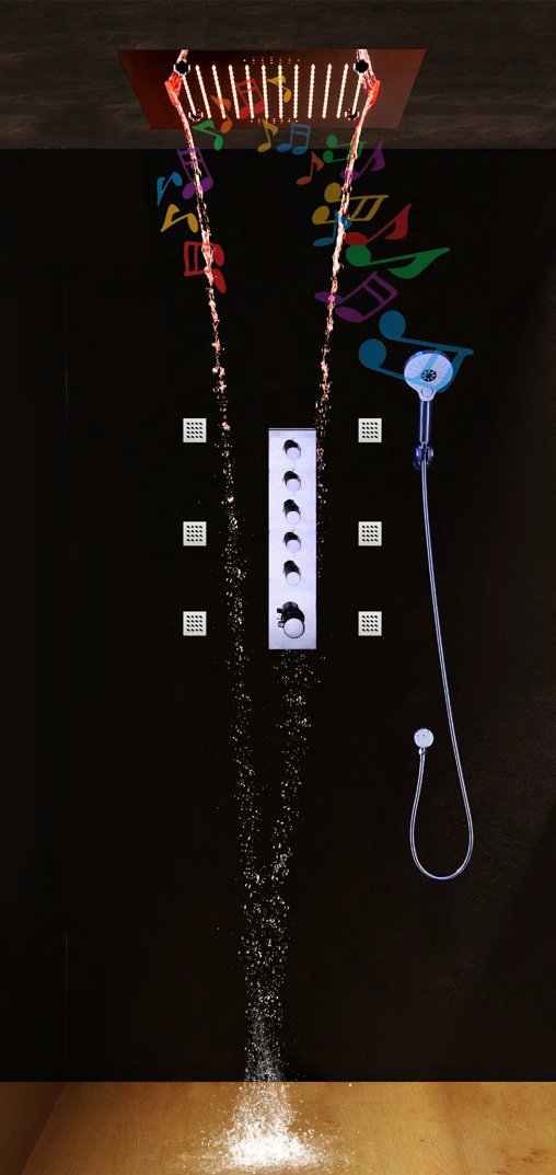 WR LED shower system-WUJINGA