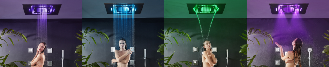 over head shower light