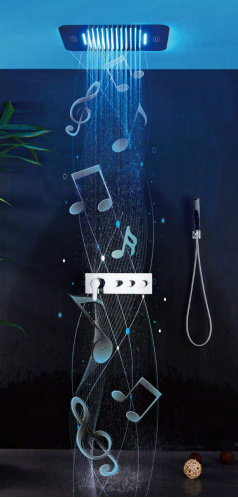 LED Music Shower