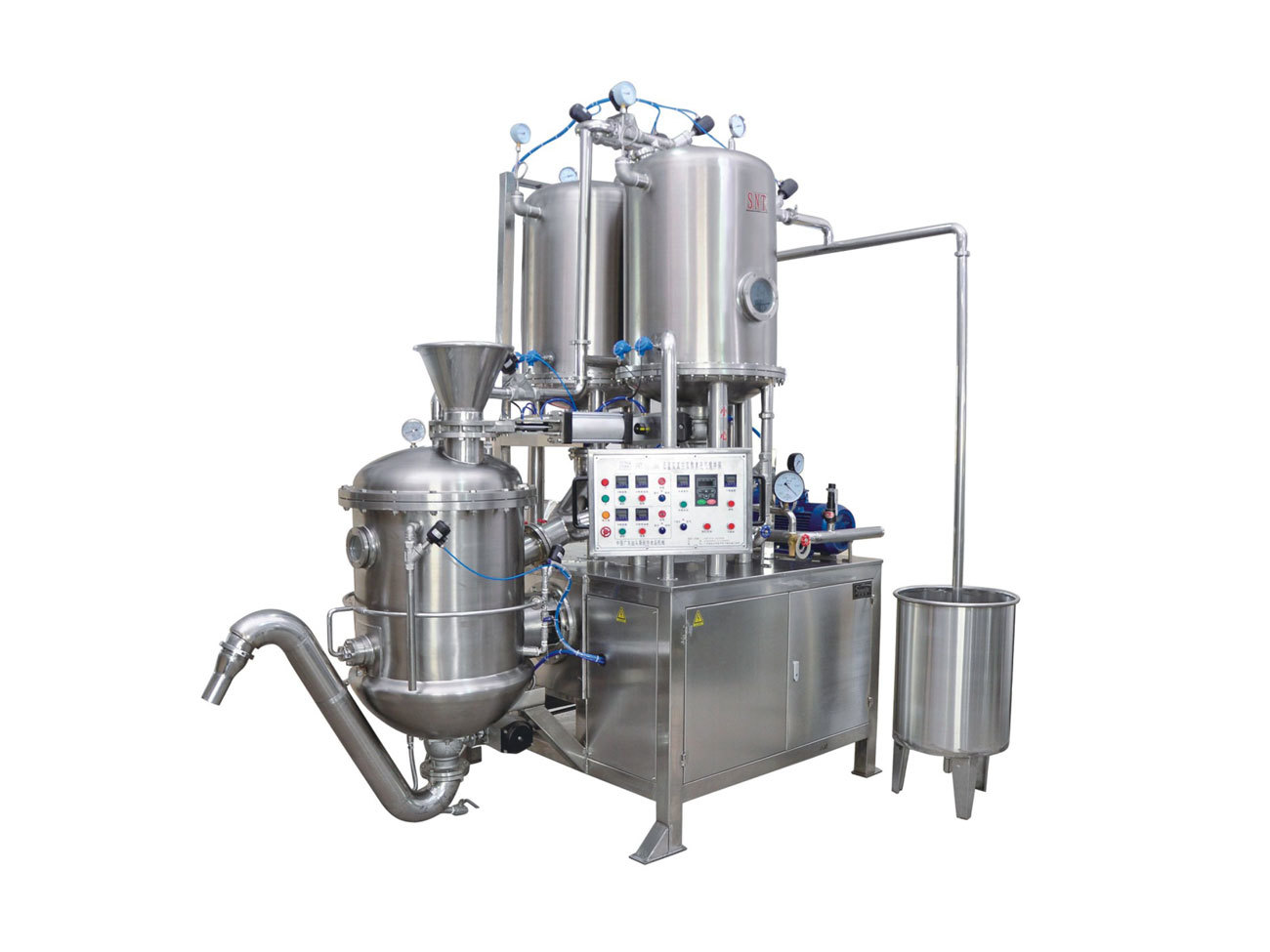 SNT-SA-1000 Low temperature double vaccum double boiling gas feeding mixing cooker