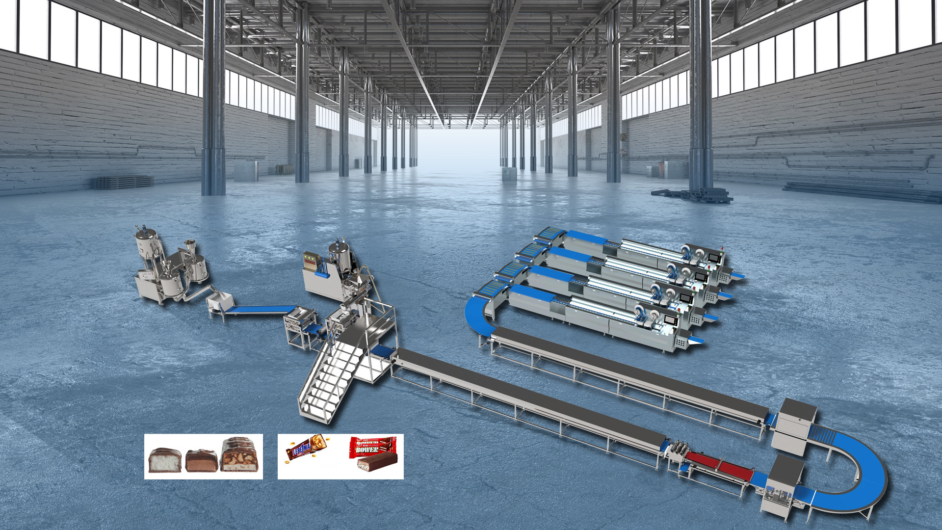 SNT Complete Candy Bar Production Line