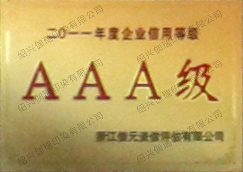 2011 Enterprise Credit Rating AAA
