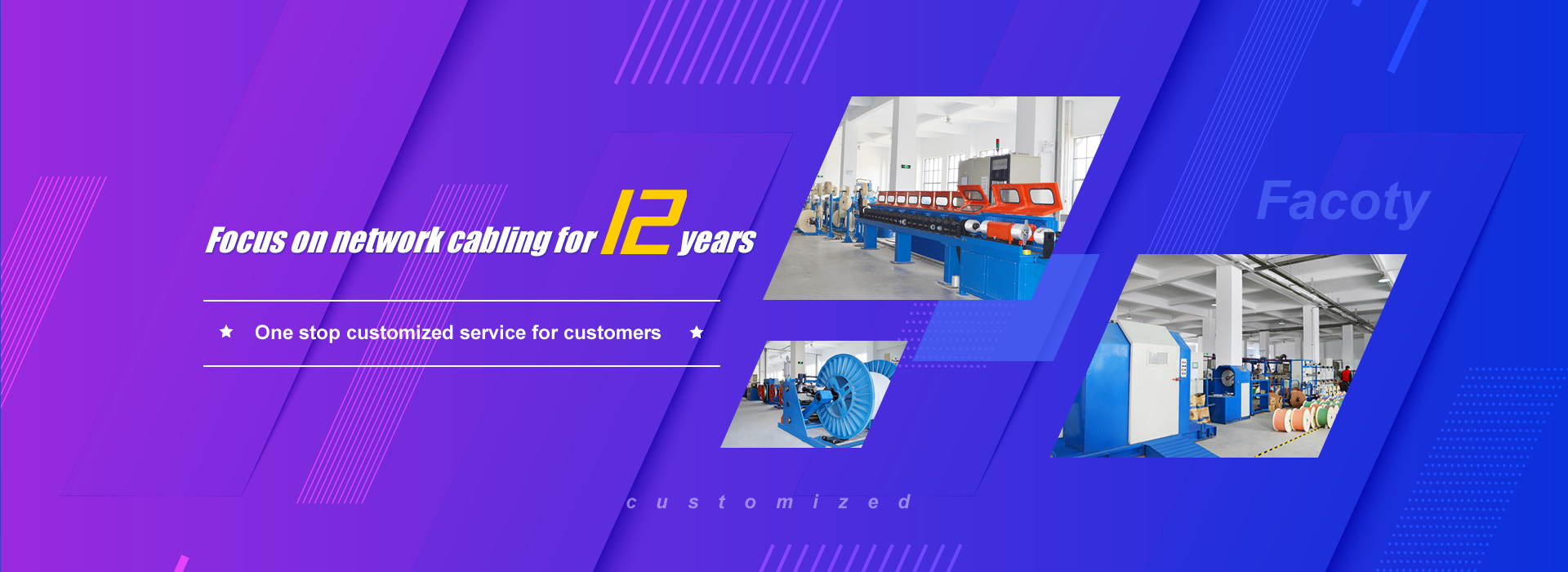FOCUS ON NETWORK CABLING FOR 12 YEARS
