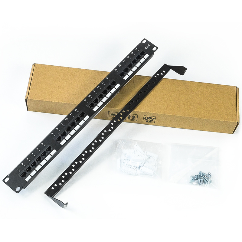 CAT6 UTP  24 ports patch panel with LED