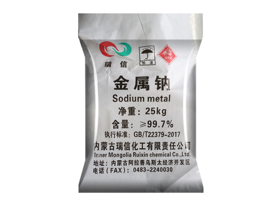 Metallic sodium in bag