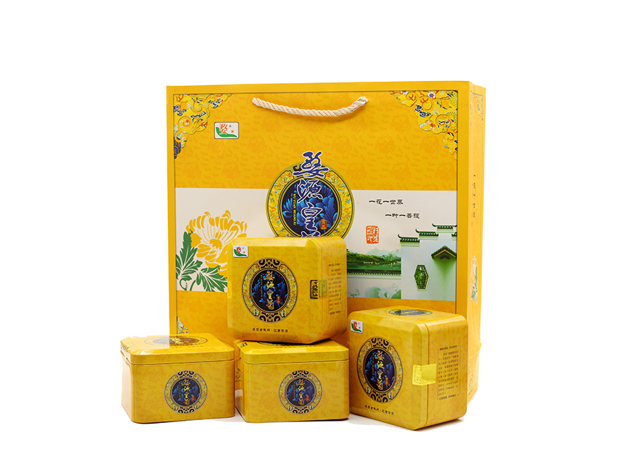 四合一花王皇菊礼盒