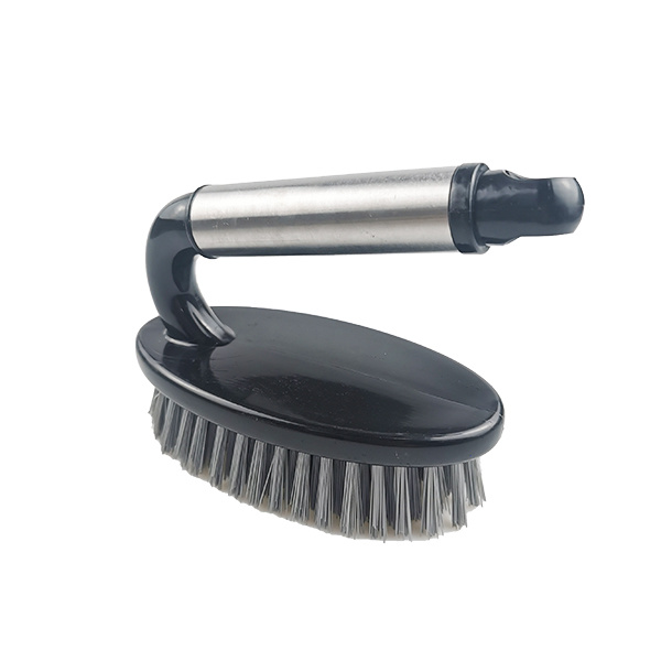 JT8118B scrub brush with stainless steel handle