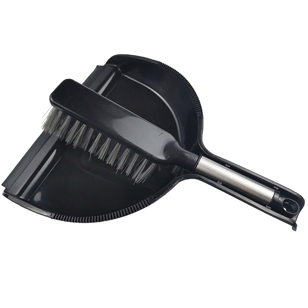 JT8188B stainless steel handle brush with dustpan 