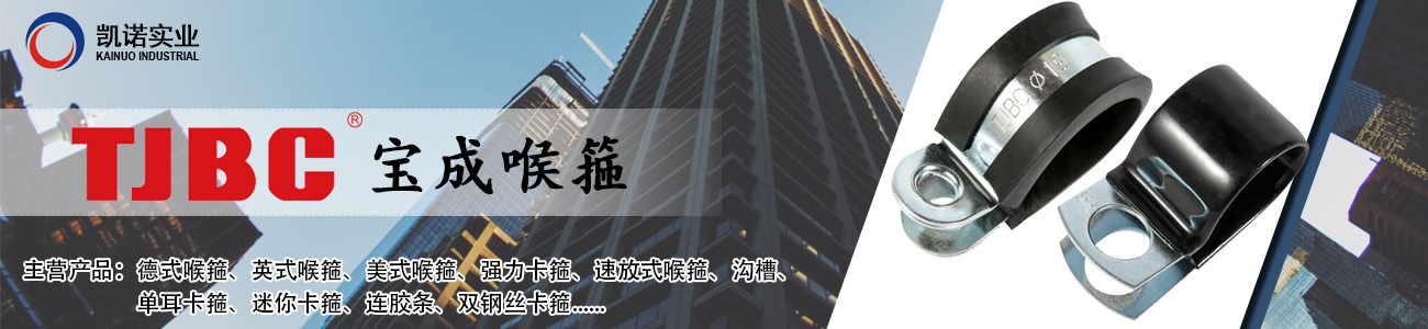 连胶条卡箍
