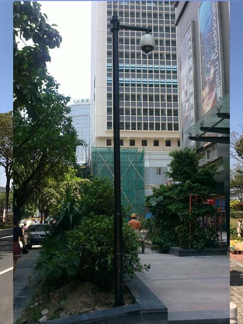 道路監(jiān)控立桿（鍍鋅圓桿）