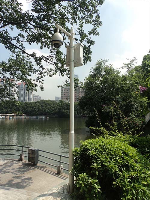 公園監(jiān)控立桿（鍍鋅圓桿）