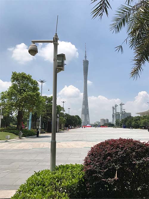 公園監(jiān)控立桿（鍍鋅圓桿）