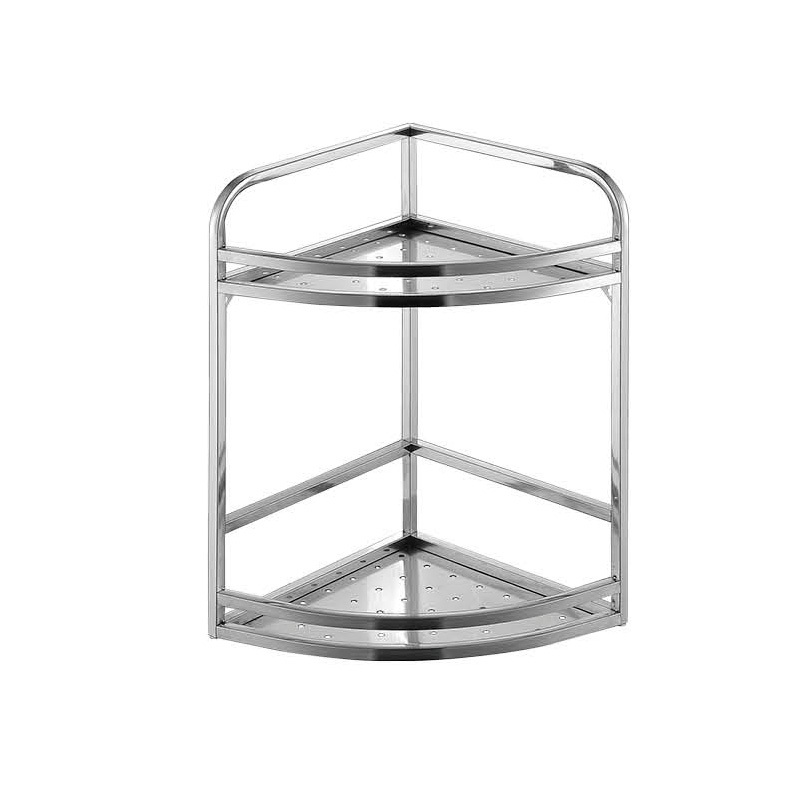 Double kitchen corner rack