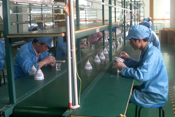 Lamp production line
