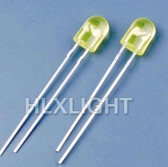 Diffused DIP 5mm Oval LED Diode for Display